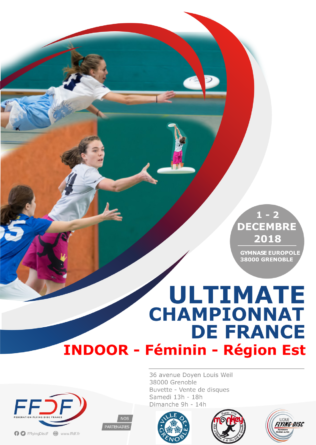 Championnat de France d’ultimate « indoor » féminin ce week-end à Grenoble