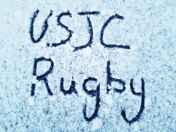 [Photos] A l’USJC Rugby, ce n’est pas la neige qui arrête les filles
