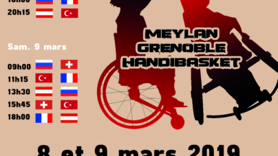 Euroleague 3 de handibasket les 8 et 9 mars prochains à Meylan