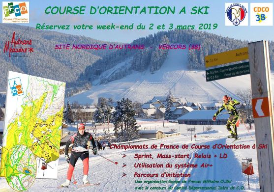 Championnats de France d’Orientation à ski à Autrans – Méaudre les 2 et 3 mars