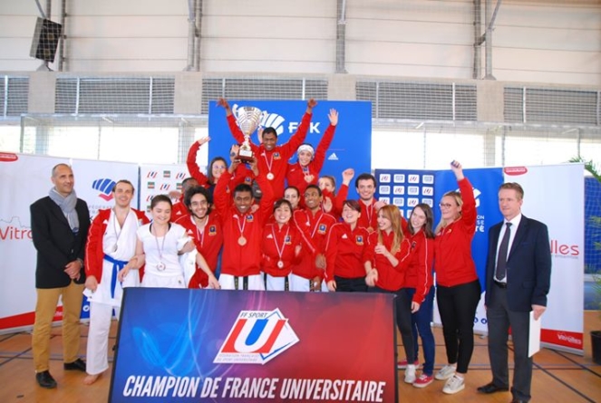 France U Karaté à Vitrolles : l’Université Grenoble Alpes obtient 9 médailles