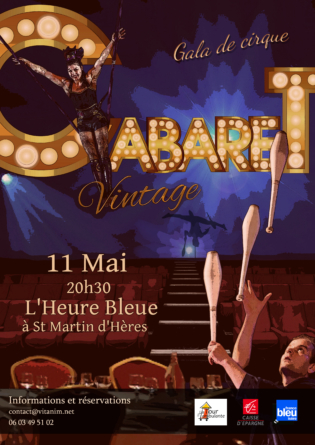L’école de circque Vit’Anim va tenir son gala à l’Heure Bleue (Saint-Martin d’Hères)