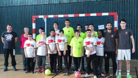 Espoir Futsal 38 a organisé un stage d’initiation auprès de l’Institut Médico Éducatif de Bourgoin-Jallieu