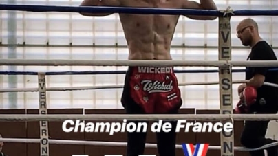 Valentin Bon Mardion champion de France junior 2019 de kick boxing