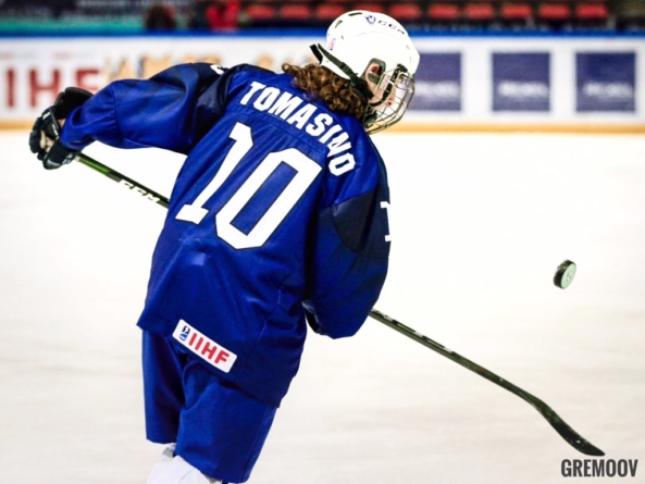 Le Grenoblois Quentin Tomasino buteur décisif avec l’équipe de France U18 de hockey