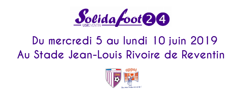 Solida’Foot 2019 à Reventin-Vaugris : J-5