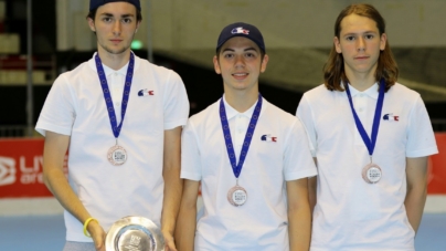 Trois Yeti’s Grenoble avec l’équipe de France U19 de roller-hockey