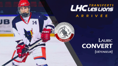 Le LHC annonce l’arrivée de Lauric Convert