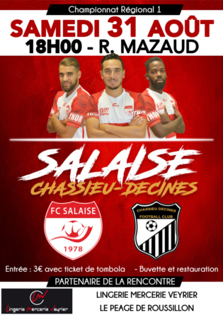 Yazid Chaouf (FC Salaise) : « à tout prix confirmer ce week-end »