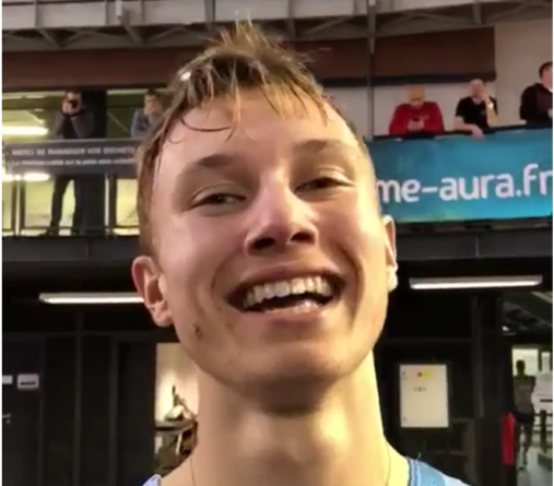 Samuel Pavan (Entente Athlétique Grenoble) champion de France Junior d’heptathlon en salle