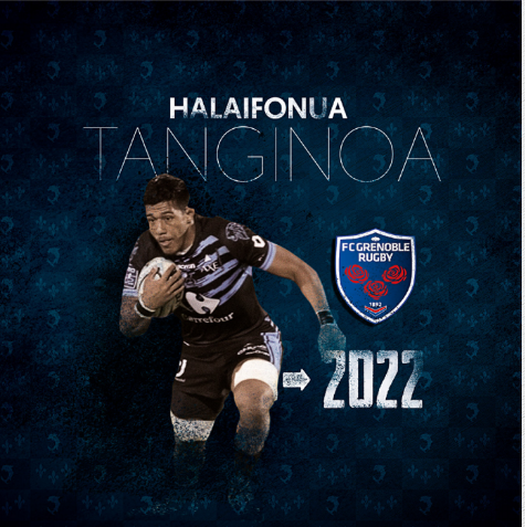 Tanginoa HALAIFONUA s’engage pour deux saisons avec le FC Grenoble