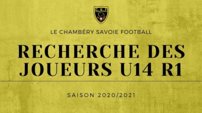 Le Chambéry SF recherche des U14 R1