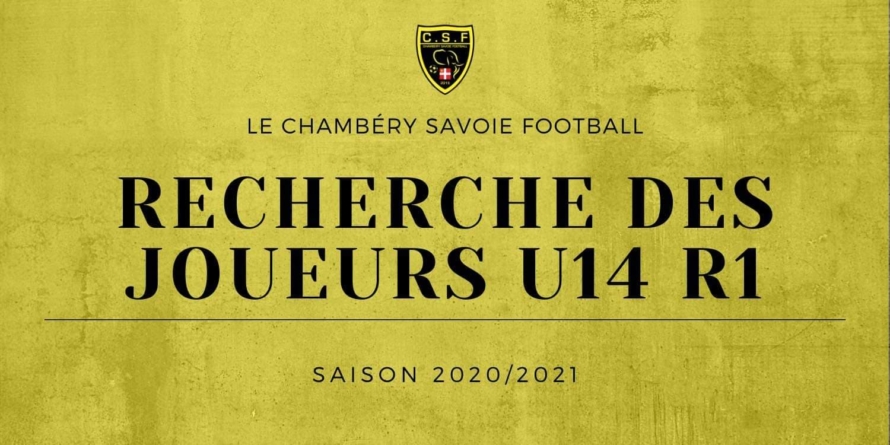 Le Chambéry SF recherche des U14 R1