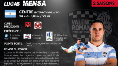 #ProD2 – Valence Romans enrôle un international argentin !