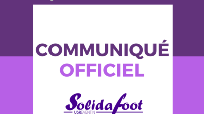 [Communiqué] Solida’Foot se déroulera bien ces 19 et 20 septembre