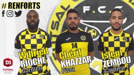 [Futsal] Trois nouveaux joueurs arrivent à Chavanoz