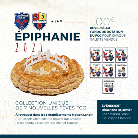 Épiphanie, fèves FCG et bonne cause !