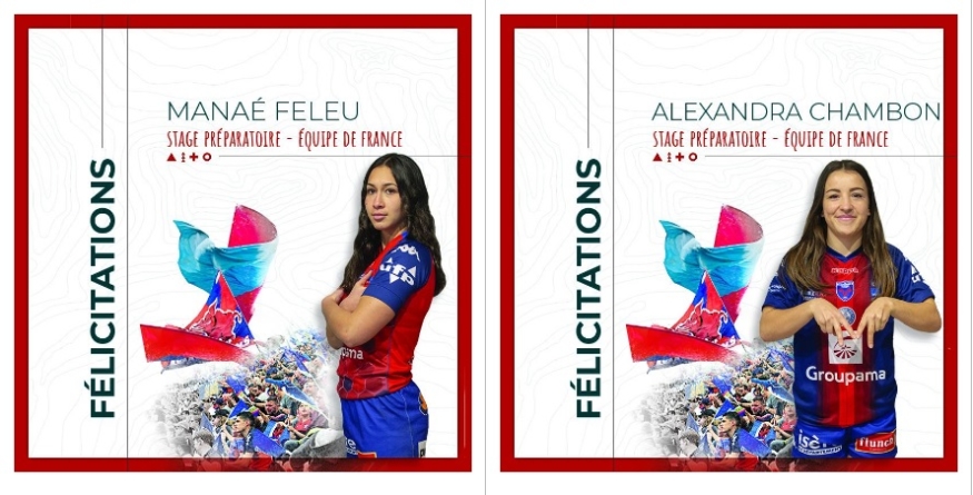 Deux Amazones sélectionnées dans le Groupe France