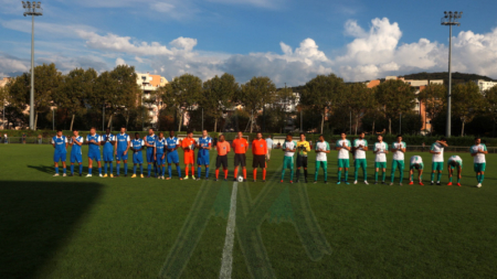 FC Echirolles : le groupe contre Bourg-Péronnas B