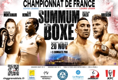 Le « Summum de la Boxe » : le Ring Grenoblois porte le noble art vers les sommets