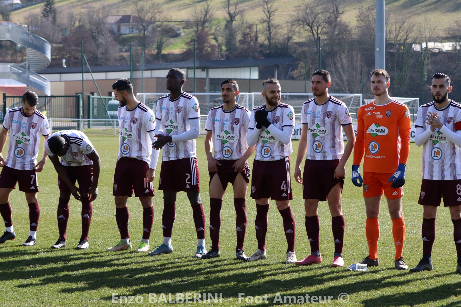 National 3. Le Groupe Du FC Bourgoin-Jallieu Face à Moulins - Metro-Sports