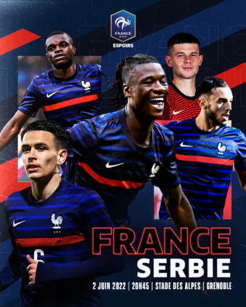 La liste des joueurs retenus pour France – Serbie Espoirs au Stade des Alpes