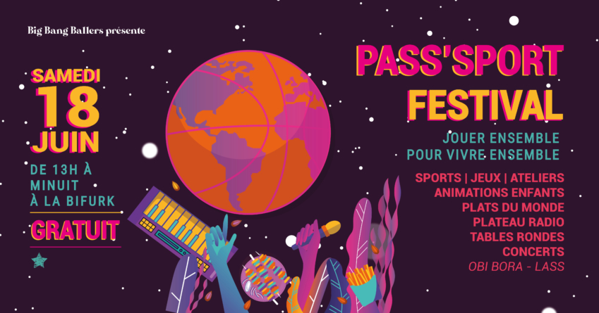 La 2ème édition du Pass’Sport Festival aura lieu le 18 juin à Grenoble