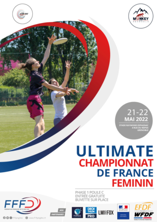 Les Monkeys Grenoble organiseront le championnat de France d’ultimate outdoor féminin