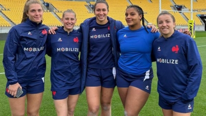Cinq Grenobloises avec l’équipe de France face à la Nouvelle-Zélande