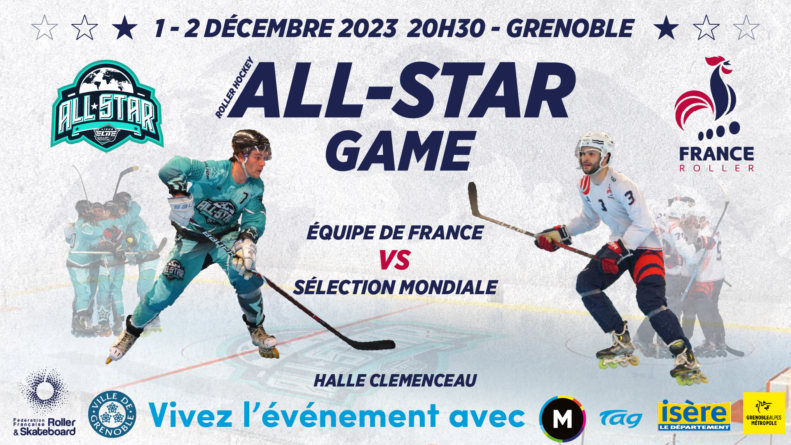 Le All Star Game de roller-hockey aura lieu à Grenoble