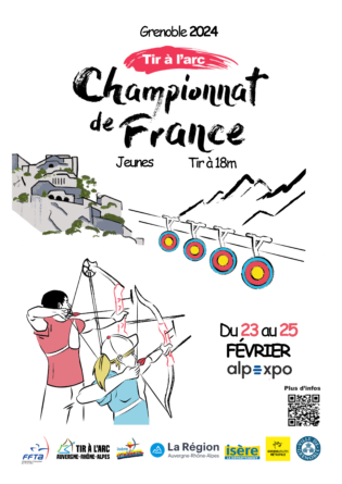 Communiqué. Le championnat de France de Tir à l’Arc Jeunes en Salle se tiendra à Grenoble en février