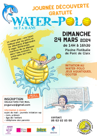 Initiation au water-polo à Pont-de-Claix