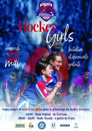 Le Hockey Club de Grenoble organise une journée découverte gratuite de son sport « hockey girls »