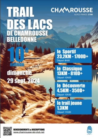 Le Trail des Lacs de Chamrousse Belledonne célèbre son 10e anniversaire cette année