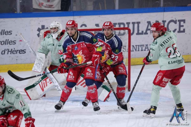 En images. La victoire des Brûleurs de Loups face à Cergy (5-1)