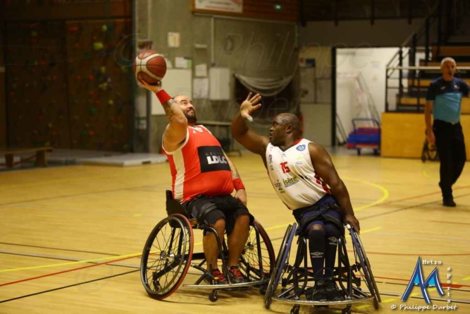 En images. Handibasket : MGH – Lyon (56-64)