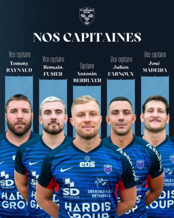 FC Grenoble – Antonin Berruyer sera le capitaine du FCG pour la saison 2025-2026