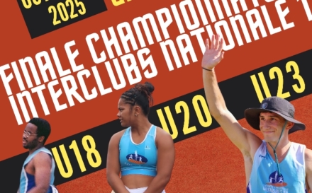 Finale du Championnat de France Interclubs Nationale 1 – U20 – U23 / Grenoble Stade Bachelard 19 Octobre 2025