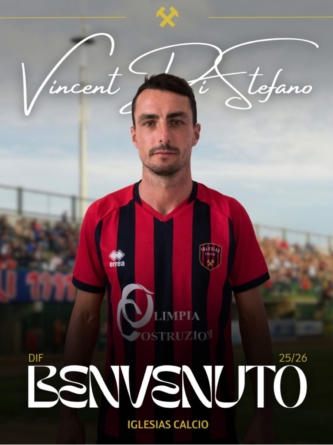 Vincent Di Stefano rejoint Iglesias Calcio (Eccellenza Sardegna)
