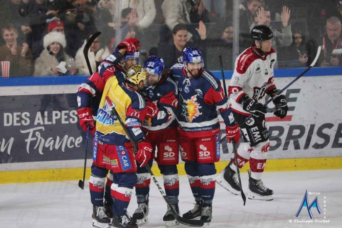 Jeu, set et match pour les Brûleurs de Loups contre Amiens