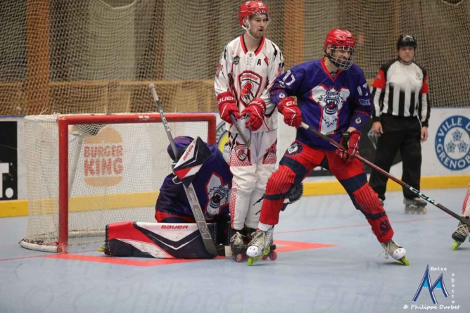 En images. Roller-hockey (Ligue Elite) : Yeti&rsquo;s Grenoble – Vierzon