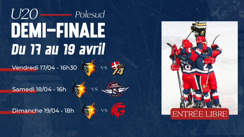 Demi-finales U20 : trois jours de compétition à Polesud