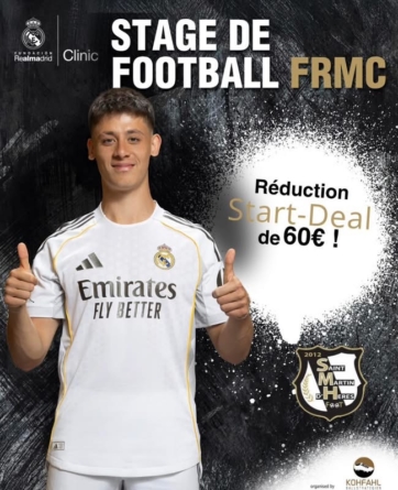 Le SMH va accueillir un stage officiel des la Fundacion Real Madrid Clinics