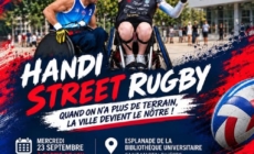 Isère. Sans gymnase, un club de rugby-fauteuil contraint de s&rsquo;entraîner dans la rue