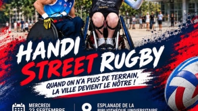 Isère. Sans gymnase, un club de rugby-fauteuil contraint de s&rsquo;entraîner dans la rue