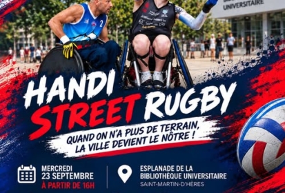 Isère. Sans gymnase, un club de rugby-fauteuil contraint de s’entraîner dans la rue